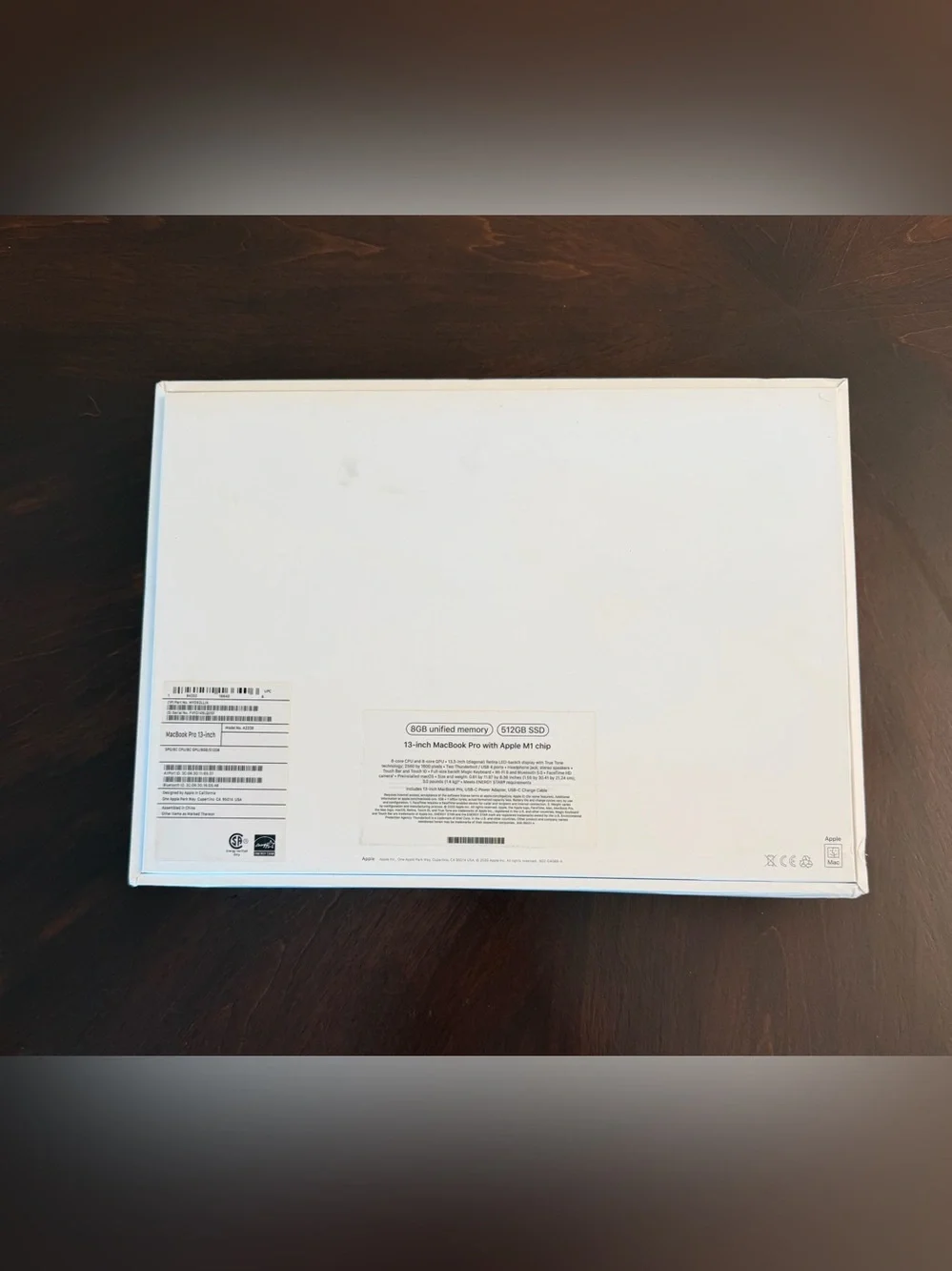 Apple MacBook Pro 13 inch- Silver with Colorful Screen BOX ONLY